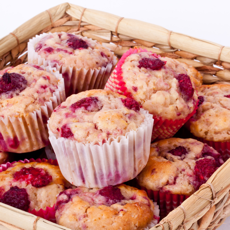 Raspberry Banana Muffin