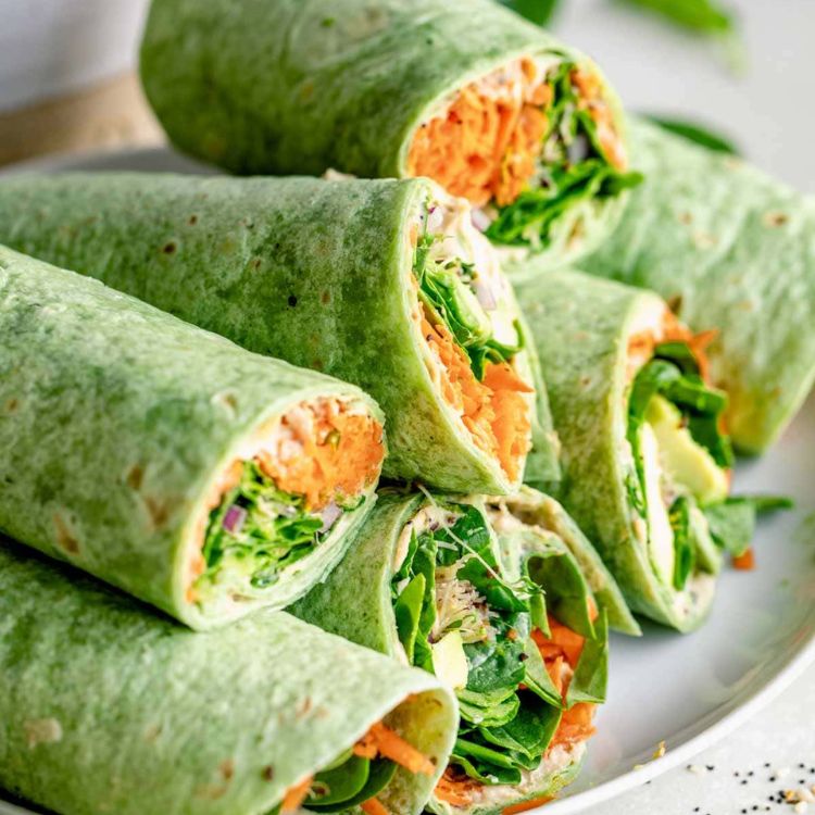 Green Veggie Wraps